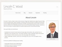 Tablet Screenshot of lincolncwood.com